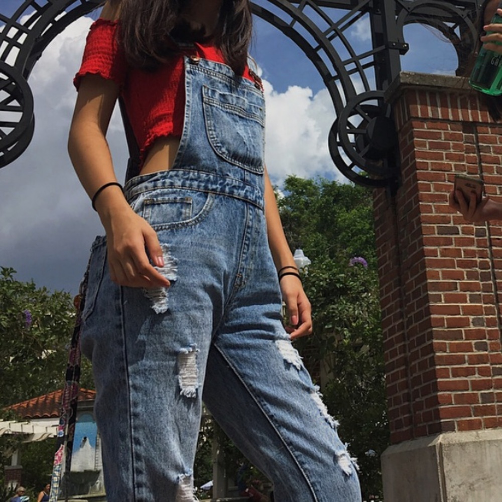 Forever 21 Demin Overalls